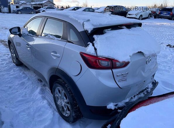 JM1DKFC79H0168772 2017 MAZDA CX-3 Silver Tył lewy