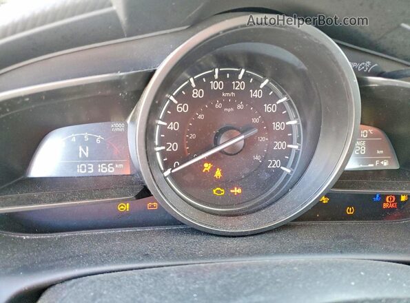 JM1DKFC79M1509740 2021 MAZDA CX-3 Gray Widok zestawu wskaźników