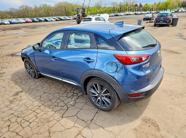 JM1DKFD70J0305926 2018 MAZDA CX-3 Синий Задняя левая четверть