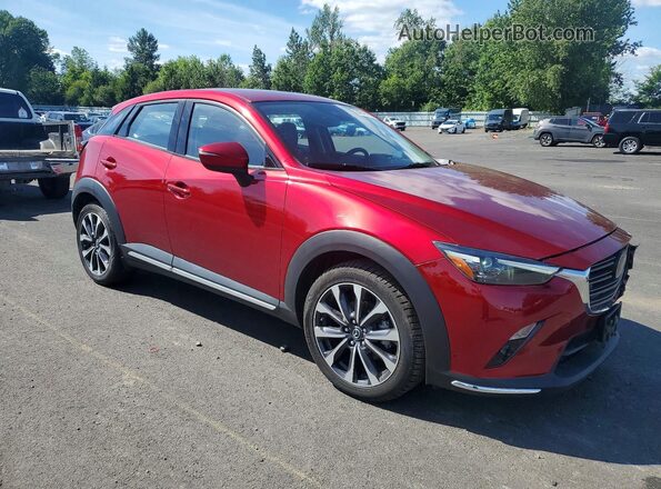 JM1DKFD72K0433750 2019 MAZDA CX-3 Красный Передняя правая четверть