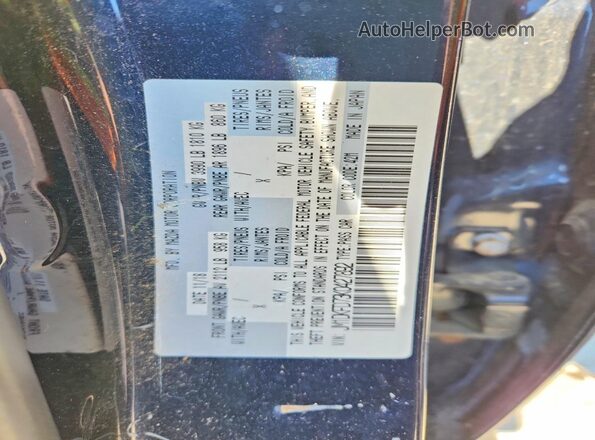 JM1DKFD73K0427892 2019 MAZDA CX-3 Blue Widok naklejki z numerem VIN