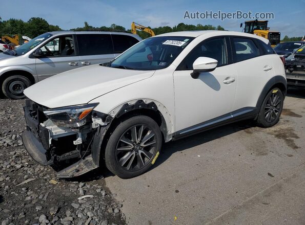 JM1DKFD74H0149044 2017 MAZDA CX-3 Белый Передняя левая четверть