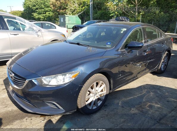 JM1GJ1U5XG1456471 2016 MAZDA 6 Blue წინა მარცხენა ხედი სამი მეოთხედიდან