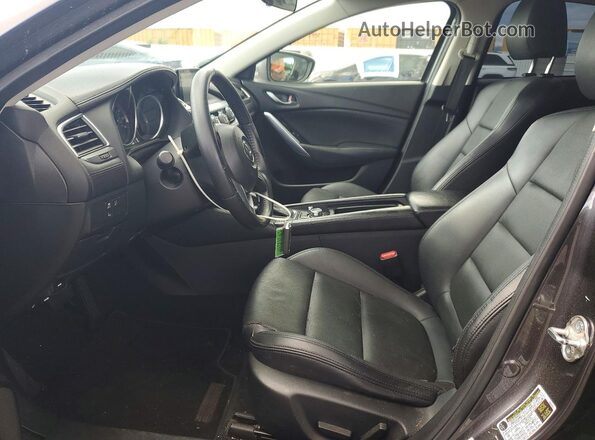 JM1GJ1V54G1435517 2016 MAZDA 6 Серый Вид салона спереди