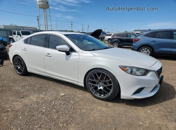JM1GJ1V58G1471081 2016 MAZDA 6 White Przód prawy