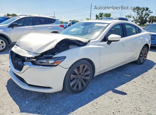 JM1GL1TY1L1514337 2020 MAZDA 6 White Przód lewy