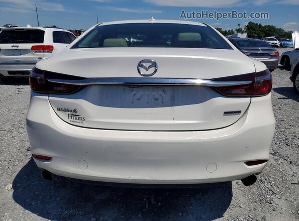 JM1GL1TY1L1514337 2020 MAZDA 6 White Widok z tyłu