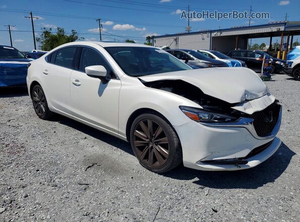 JM1GL1TY1L1514337 2020 MAZDA 6 White Przód prawy