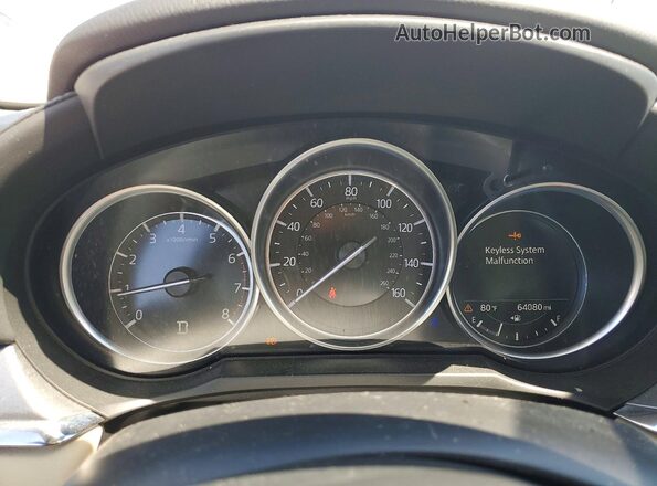 JM1GL1TY1L1514337 2020 MAZDA 6 White Widok zestawu wskaźników