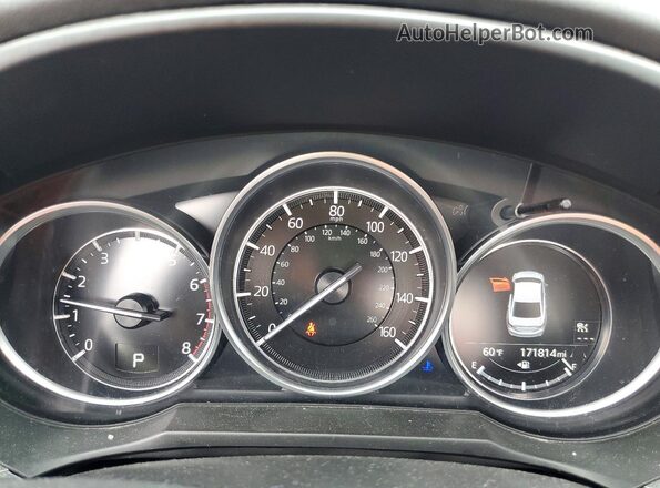 JM1GL1TY2L1511270 2020 MAZDA 6 Черный Вид щитка приборов