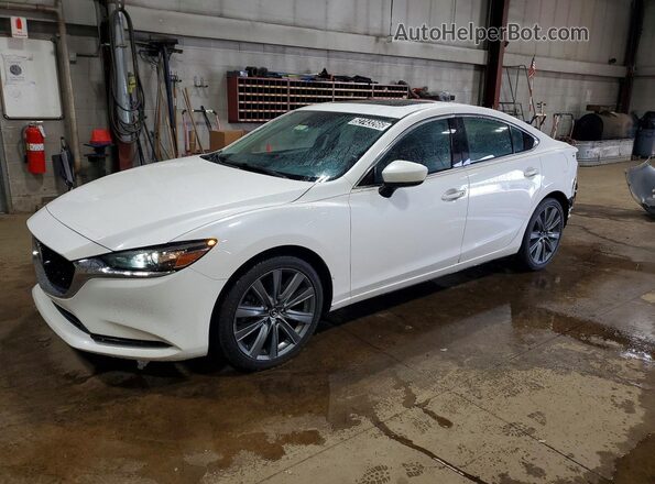 JM1GL1TY3M1609483 2021 MAZDA 6 White Передня ліва чверть