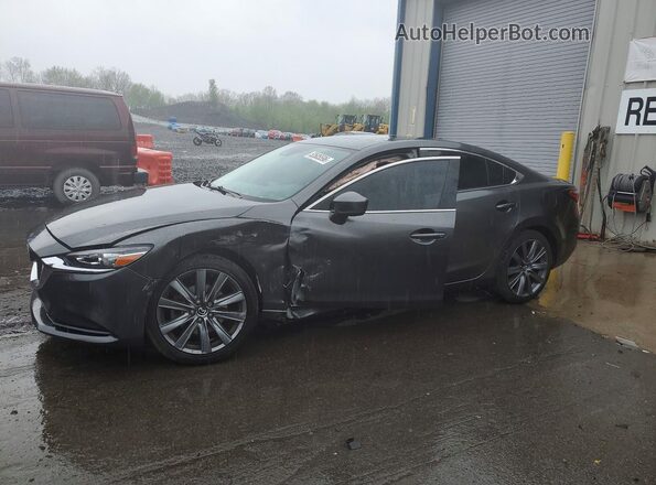 JM1GL1TY5M1602860 2021 MAZDA 6 Серый Передняя левая четверть
