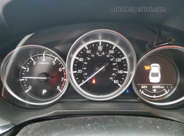 JM1GL1TY5M1602860 2021 MAZDA 6 Серый Вид щитка приборов