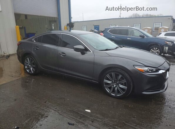 JM1GL1TY5M1602860 2021 MAZDA 6 Серый Передняя правая четверть