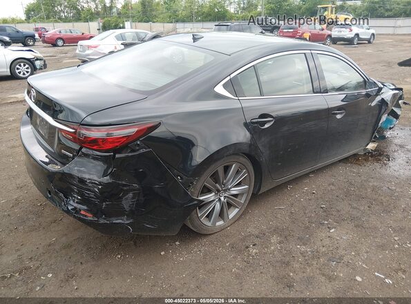 JM1GL1TY6K1507852 2019 MAZDA 6 Черный Задняя правая четверть