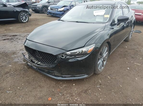 JM1GL1TY6K1507852 2019 MAZDA 6 Черный Вид спереди
