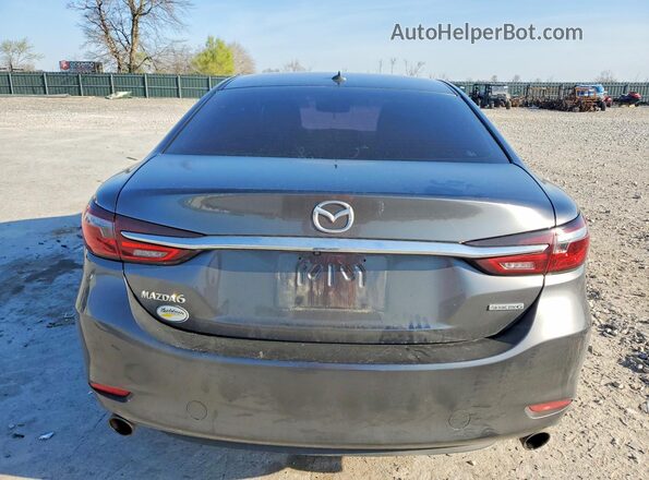 JM1GL1TY6L1518674 2020 MAZDA 6 Серебряный Вид сзади