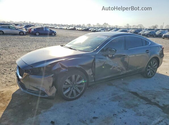 JM1GL1TY6L1518674 2020 MAZDA 6 Серебряный Передняя левая четверть