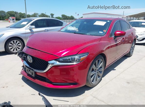 JM1GL1TY7J1322708 2018 MAZDA 6 Red Vista tres cuartos delantera izquierda