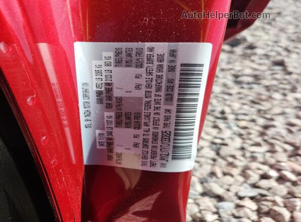 JM1GL1TY7J1330825 2018 MAZDA 6 Красный Вид подкапотного пространства