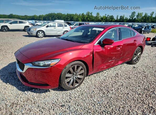 JM1GL1TY7J1330825 2018 MAZDA 6 Красный Передняя левая четверть