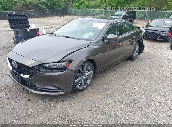 JM1GL1TY8J1321633 2018 MAZDA 6 Коричневый Передняя левая четверть