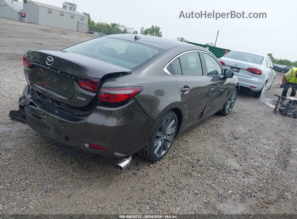 JM1GL1TY8J1321633 2018 MAZDA 6 Коричневый Задняя правая четверть