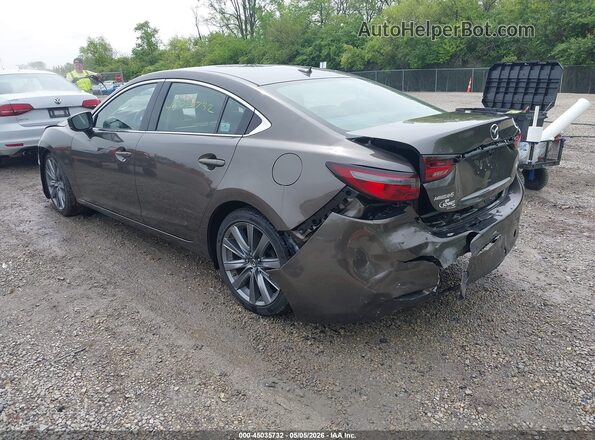 JM1GL1TY8J1321633 2018 MAZDA 6 Коричневый Задняя левая четверть