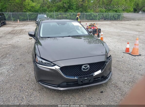 JM1GL1TY8J1321633 2018 MAZDA 6 Коричневый Вид щитка приборов