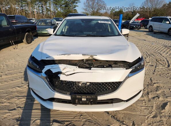 JM1GL1TY8M1619040 2021 MAZDA 6 White Vista frontal