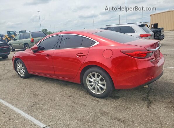 JM1GL1U52H1126299 2017 MAZDA 6 Красный Задняя левая четверть