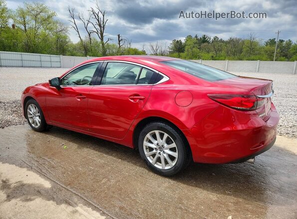 JM1GL1U54H1126045 2017 MAZDA 6 Красный Задняя левая четверть