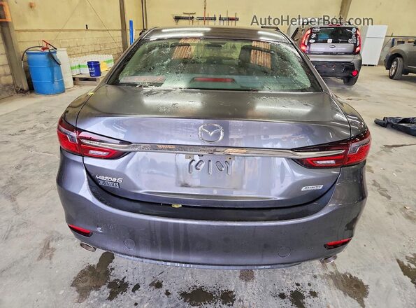 JM1GL1UM0J1328670 2018 MAZDA 6 Серый Вид сзади