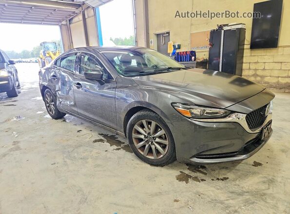 JM1GL1UM0J1328670 2018 MAZDA 6 Серый Передняя правая четверть