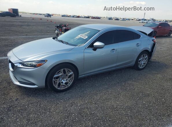 JM1GL1UM0J1336641 2018 MAZDA 6 Серебряный Передняя левая четверть