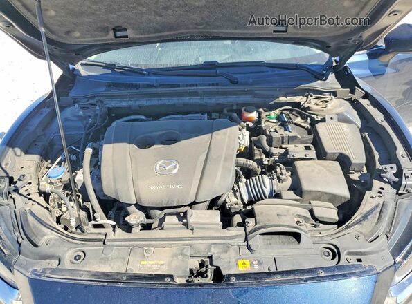 JM1GL1UM1M1600311 2021 MAZDA 6 Синий Вид задней части салона