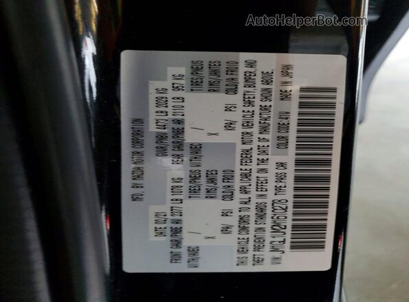 JM1GL1UM2M1610278 2021 MAZDA 6 Черный Вид подкапотного пространства