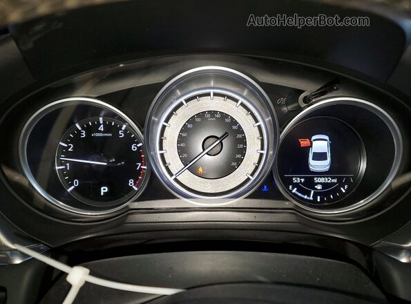 JM1GL1UM2M1610278 2021 MAZDA 6 Черный Вид щитка приборов