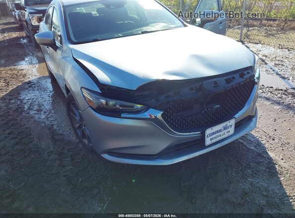 JM1GL1UM5J1320788 2018 MAZDA 6 Серебряный Вид спереди