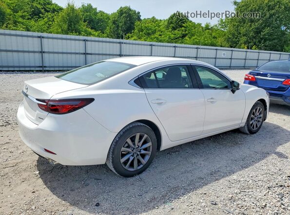 JM1GL1UM6M1602927 2021 MAZDA 6 Белый Задняя правая четверть