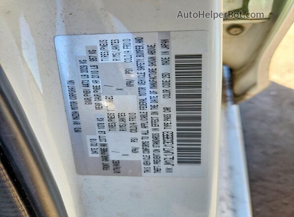 JM1GL1UM7J1303653 2018 MAZDA 6 Белый Вид подкапотного пространства