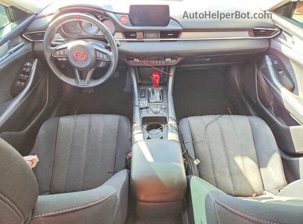 JM1GL1UM7J1303653 2018 MAZDA 6 Белый Вид панели приборов