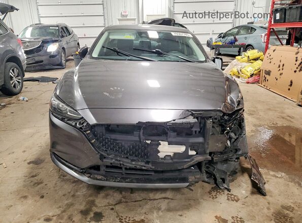 JM1GL1UM9J1334452 2018 MAZDA 6 Угольный Вид спереди