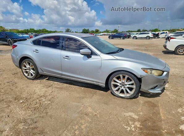 JM1GL1V52H1114488 2017 MAZDA 6 Серебряный Передняя правая четверть