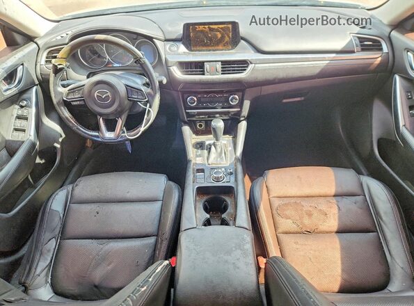 JM1GL1V52H1114488 2017 MAZDA 6 Серебряный Вид панели приборов