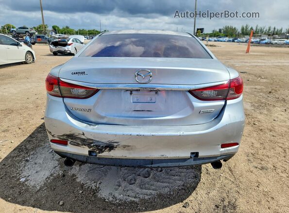JM1GL1V52H1114488 2017 MAZDA 6 Серебряный Вид сзади
