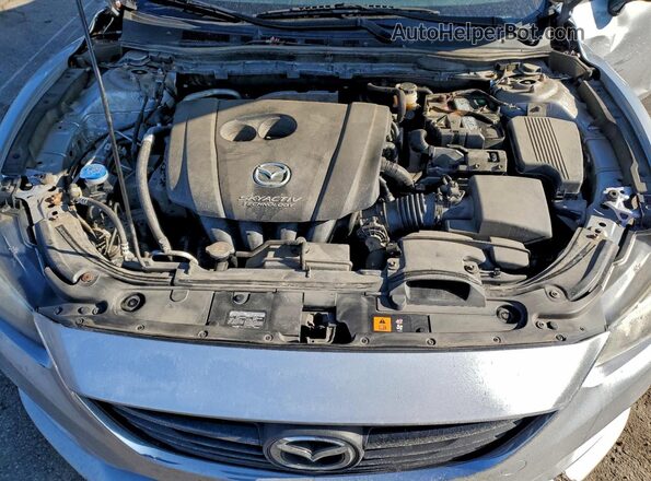 JM1GL1V52H1132134 2017 MAZDA 6 Серебряный Вид задней части салона