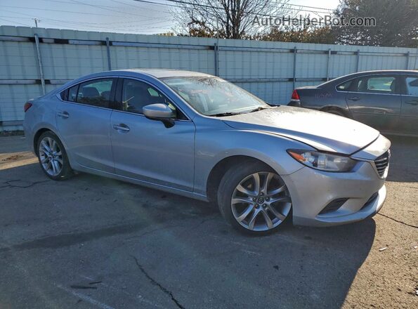 JM1GL1V52H1132134 2017 MAZDA 6 Серебряный Передняя правая четверть