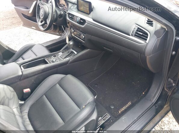 JM1GL1V52H1136376 2017 MAZDA 6 Черный Вид салона спереди