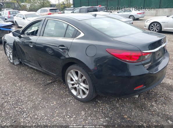 JM1GL1V52H1136376 2017 MAZDA 6 Черный Задняя левая четверть